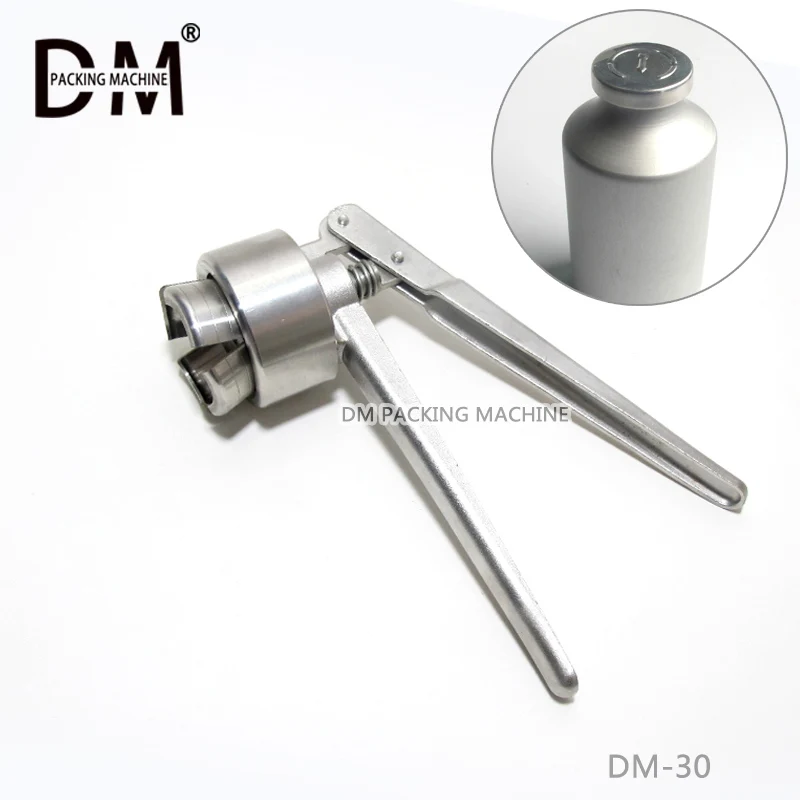 Алюминиевый колпачок для бутылок DM 30 мм ОБЖИМНАЯ машина медицинских инструмент