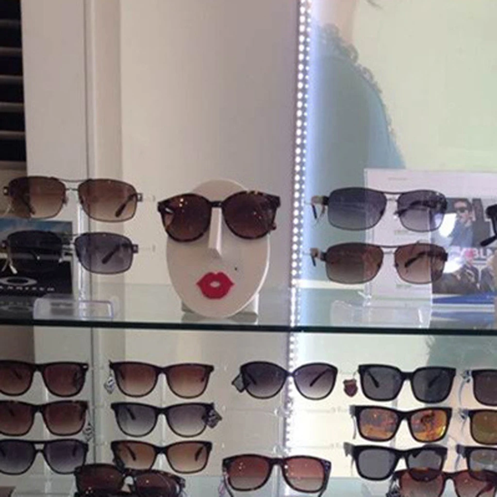 Стеклянная полка для солнцезащитных очков стеклянный держатель