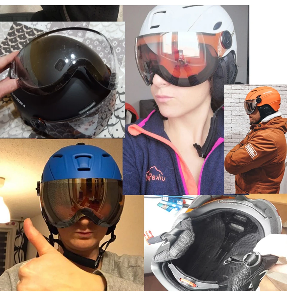 LOCLE лыжный шлем козырьки MS95 MS99 Многофункциональный ветронепроницаемый пылезащитный запасной объектив УФ-защита лыжный шлем Дополнительные линзы