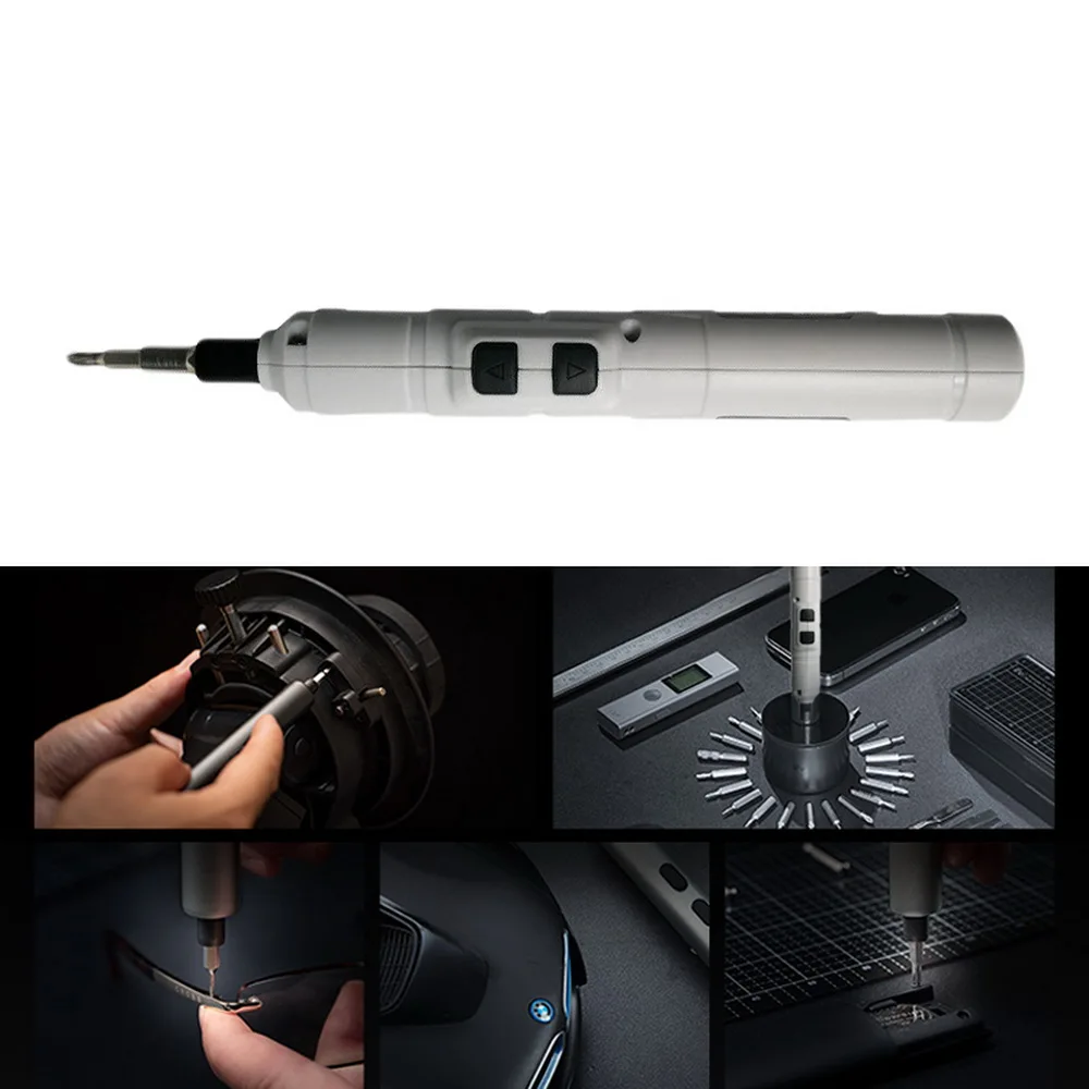 

Mini Electrical Screwdriver power tools 3.6V Rechargeable Multifucntion Cordless Power Drill with 11pcs bits kits set Household
