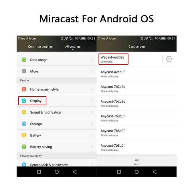 Wi Fi беспроводной потоковый медиа плеер адаптер для Android/iphone на HDMI Lightning hdmi