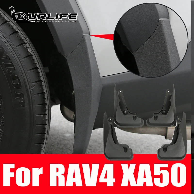 

Full Cover Mud Guards for Toyota RAV4 2019 2020 2021 XA50 XA 50 Front Rear Mudflaps Splash Guards MudGuards Mud Flap 4Pcs