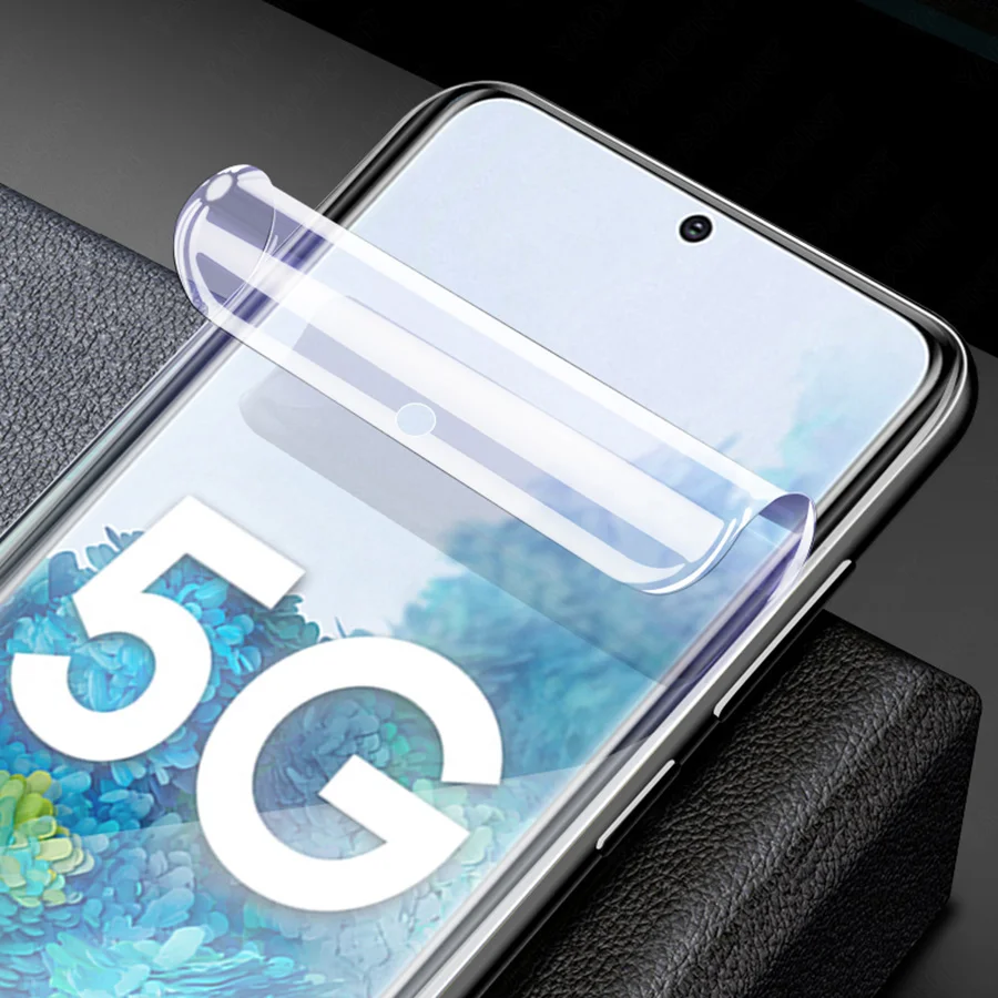 Передняя + задняя Защита экрана для Samsung Galaxy S20 Ultra S8 S9 Plus Note 20 9 8 10 Lite Гидрогелевая