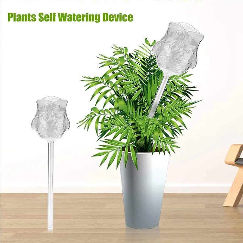 

Self Watering Globe Plant Flower Water Bulbs Animal Shape Glass Home Decor JW
