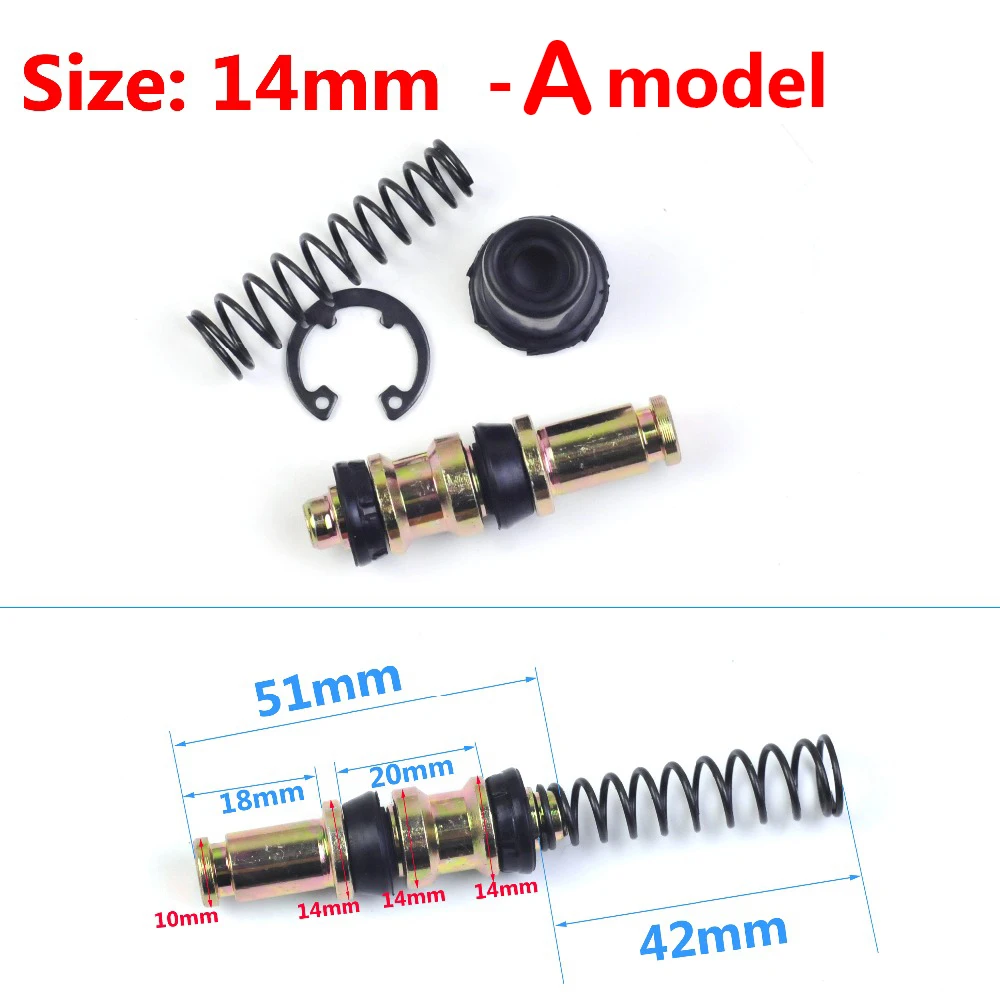 

Ремкомплекты поршневых плунжеров, поршневые установочные части главного цилиндра, аксессуары для ремонта 11 мм 12,7 мм, 14 мм, 16 мм, тормозной насос сцепления мотоцикла