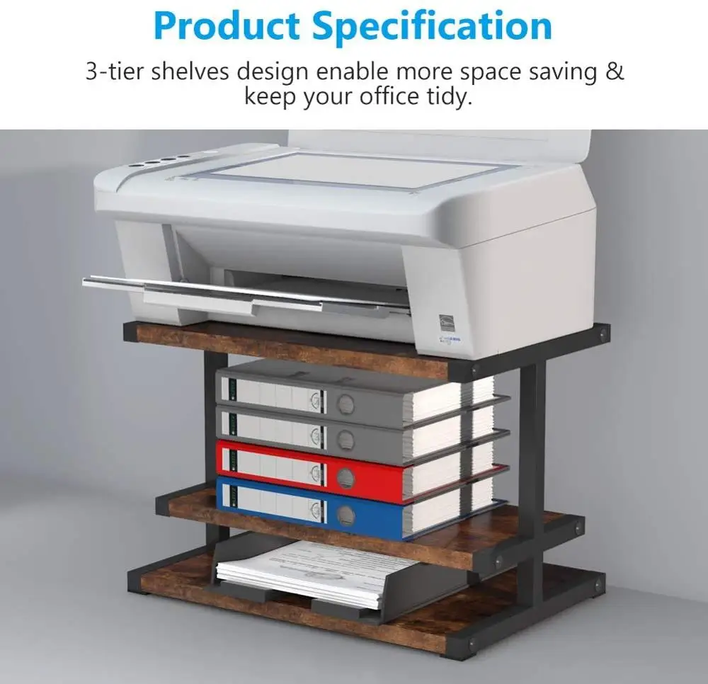 Tribesigns промышленная стойка для принтера коробка хранения бумаги дома и офиса