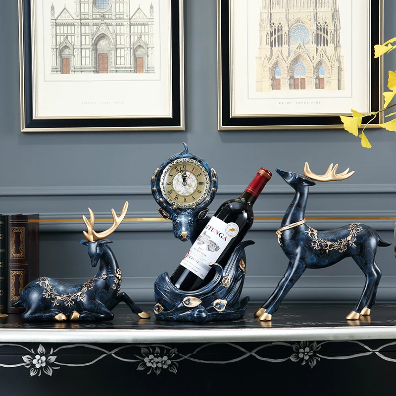 Роскошные бесшумные настольные часы из смолы винтажные стеклянные электронные