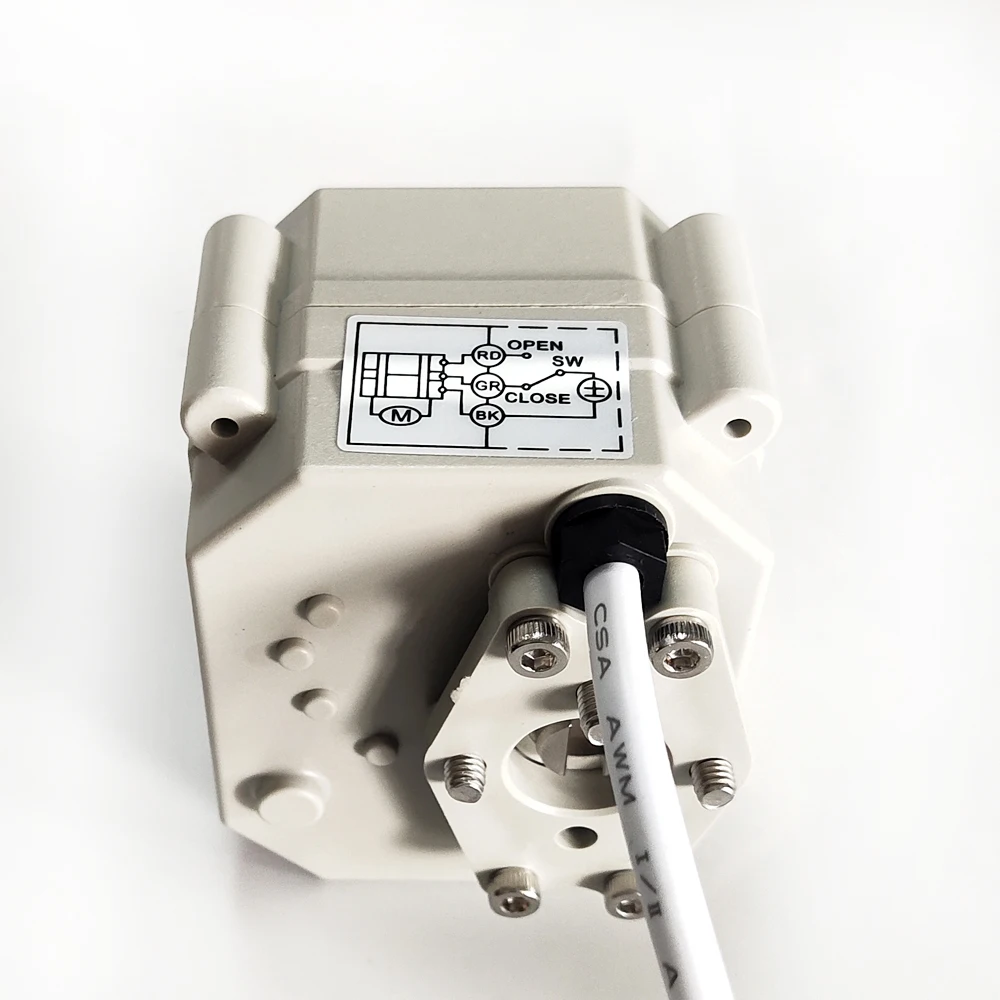 DC5V моторизованный привод клапана 3 провода (CR301) 2нм с индикатором и ручным