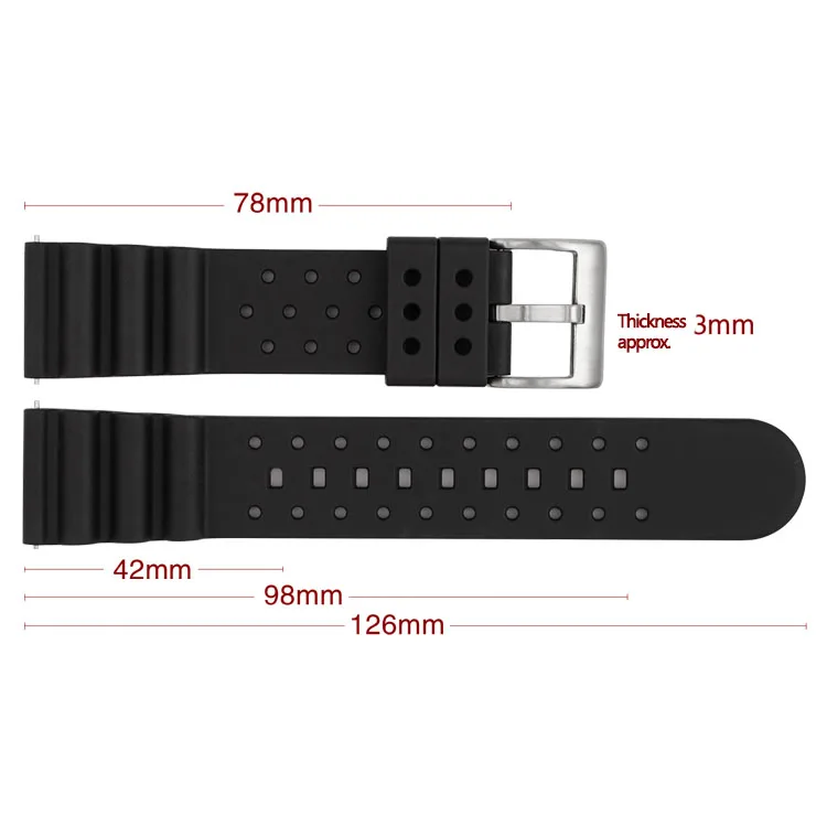 

Sport Watch Strap for Samsung Galaxy Watch 3 41mm/45mm Quick Release Bracelet Band 42mm 46mm for Huawei GT 2e Seiko Waterproof