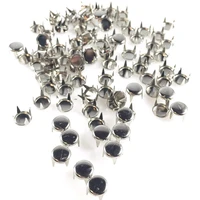 round dome rivets spike studs spots nailhead 100 pcs 7mm punk rock diy leather craft for shoes clothing bag parts decoration