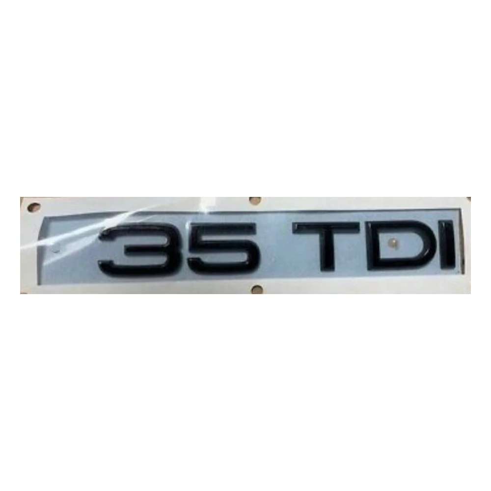 

Glossy Black 35TDI Trunk Sticker For Audi A6 C6 A6L A5 S6 S5 A4 A3 A8 A7 Q2 Q3 Q5 Q7 S4 Audi Turbo Direct Injection Rear Sticker