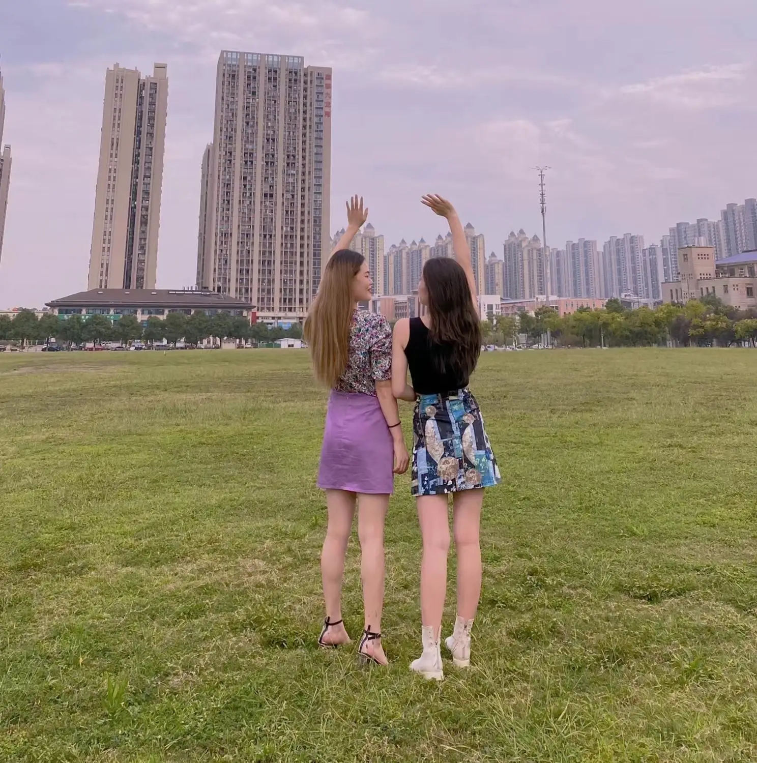 

Harajuku Style Cool Girl Street Mini Skirts Womens Geometric Pattern Patchwork High Waist A-line Skirts Woman Skirts SL085