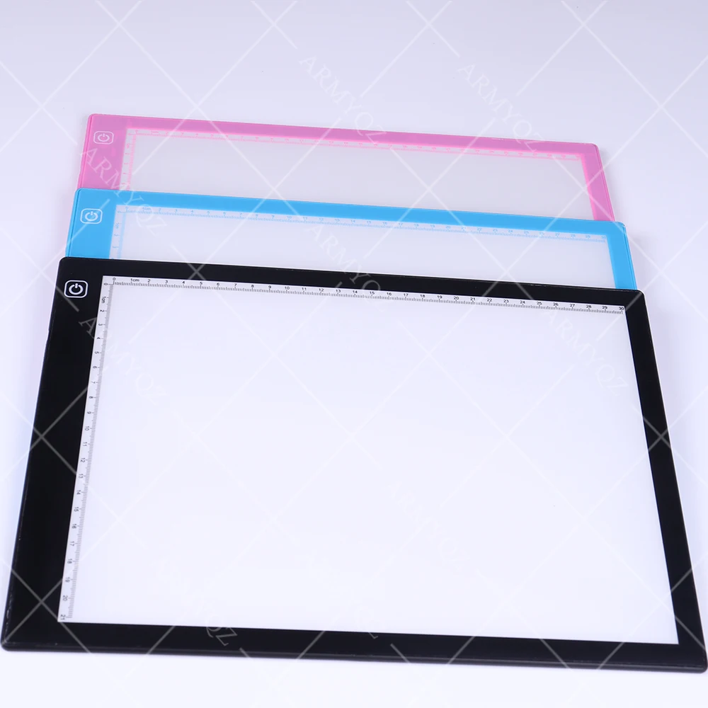 A4 со шкалой светодиодный планшет для рисования цифровой Графика Pad USB светильник