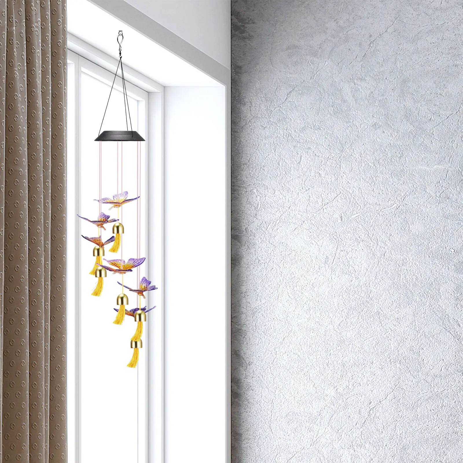 На открытом воздухе бабочка китайские колокольчики Двор Сад медные трубки