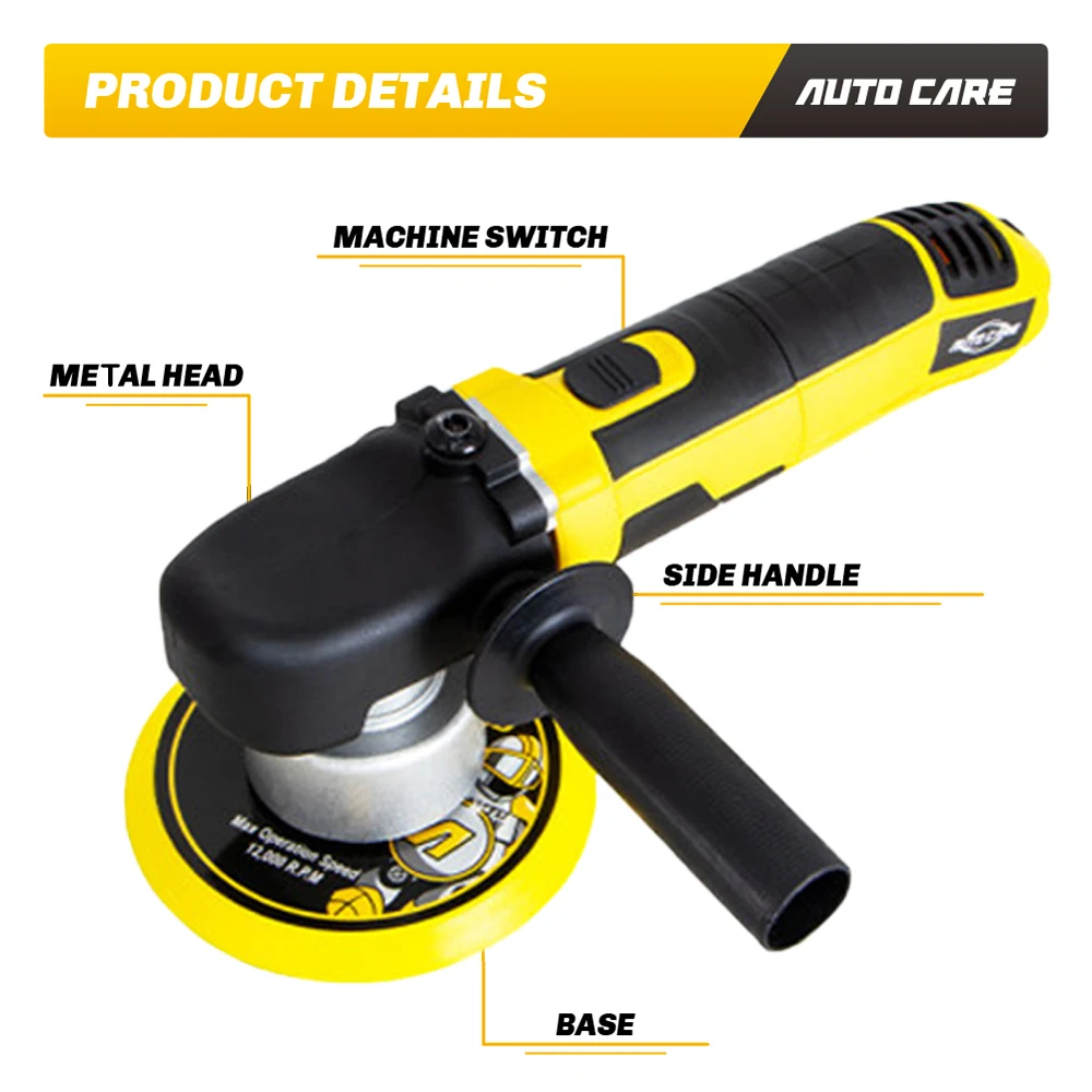 Скидка Автомобильная полировальная машина 680 Вт, автомобильный полировщик двойного действия, электрическая восковая машина, вход 50 Гц, орбитальна... Скидка Автомобильная полировальная машина 680 Вт, автомобильный полировщик двойного действия, электрическая восковая машина, вход 50 Гц, орбитальна...