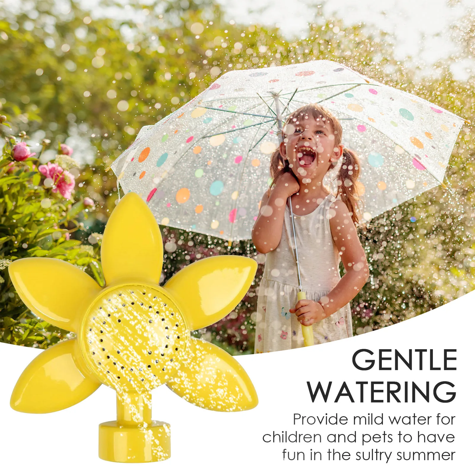 

Garden Watering Irrigation Metal Spot Sprinkler Sunflower Mini Type High-pressure Hose Aluminum Sprinkler Garden brilliant