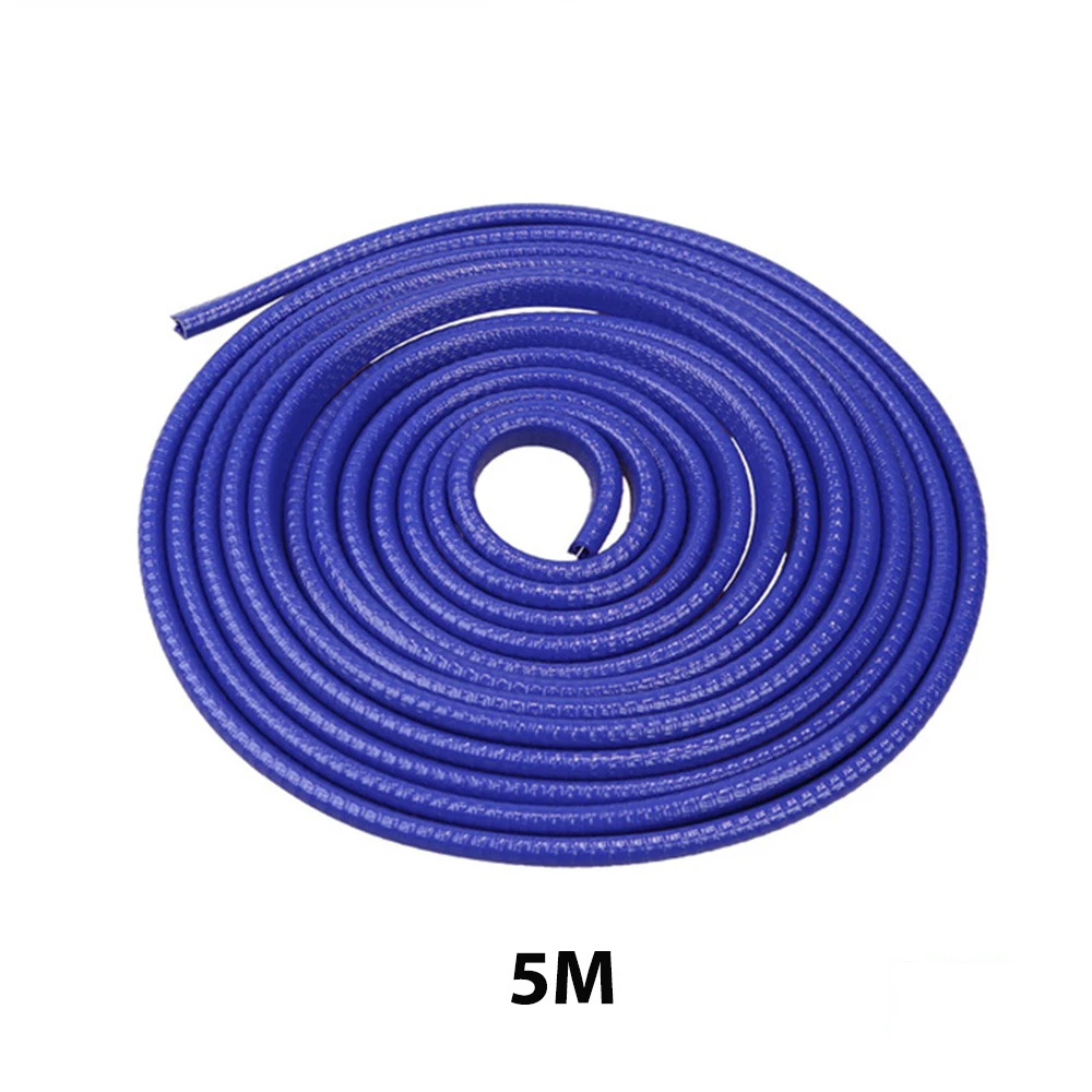 

Blue 5M/10M Universal Car Door Protection Edge Guards Trim Styling Moulding Scratch Protector Strip Automobile Door Stickers