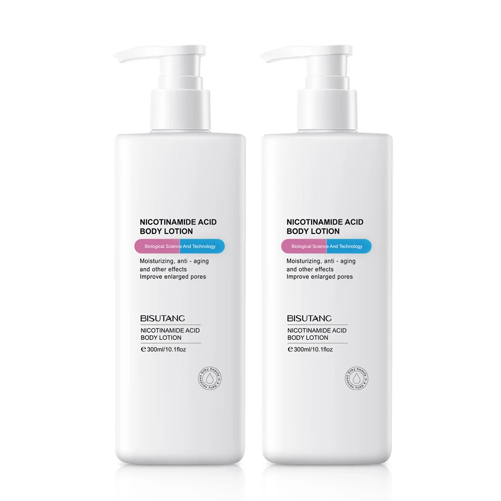 2 бутылки с фруктовым лосьоном bisuitang nicotinamide увлажняет кожу смягчает кутин держит
