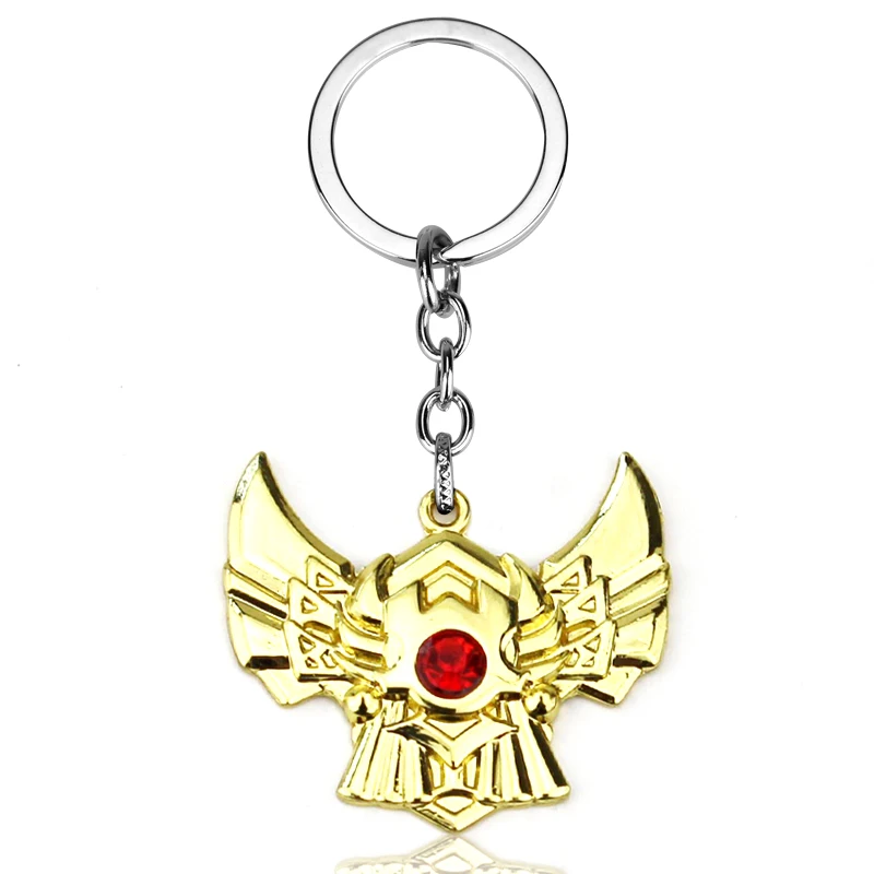 

Hot Game LOL Keychain Legends Key Chain Hero League Rank Key Ring Key Holder Chaveiro Jewelry Dropshipping