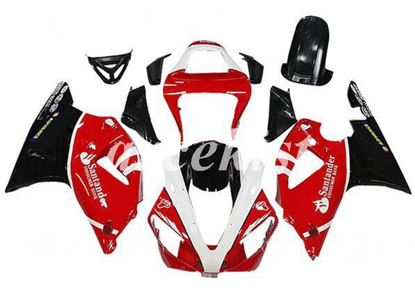 

4 бесплатных подарка Новый ABS мотоцикл полный обтекатель комплект подходит для YAMAHA YZF-R1 2000 2001 00 01 Комплект кузова красный черный