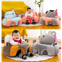 baby learning to sit chair keep sitting posture baby sofa support seat cover cartoon plush learning to sit feeding chair