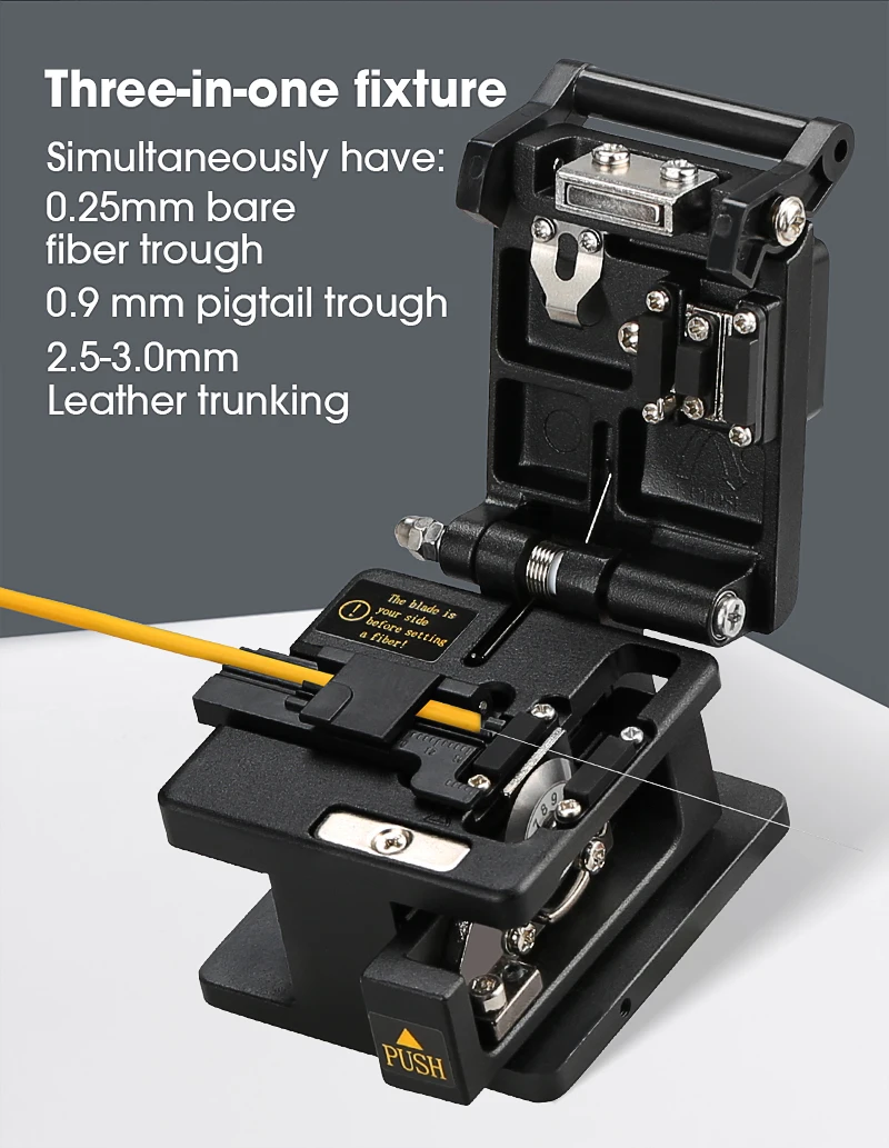 

AUA-60S Optic Fiber Cleaver Cutter 12 Position Blade Cutting knife