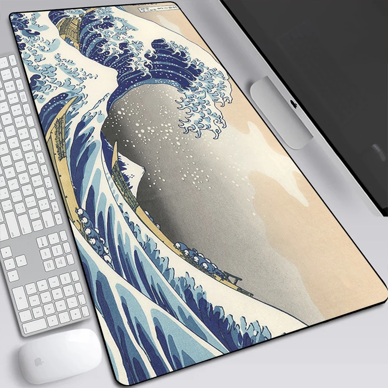 Коврик для мыши Fuji с японским известным креплением 90x40 см, аниме XXL, игровой коврик для мыши, геймерские коврики для мыши для игр CSGO