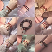 retro natural garnet agate bracelet transport lucky bracelet creative gifts lovers girlfriends jewelry for women