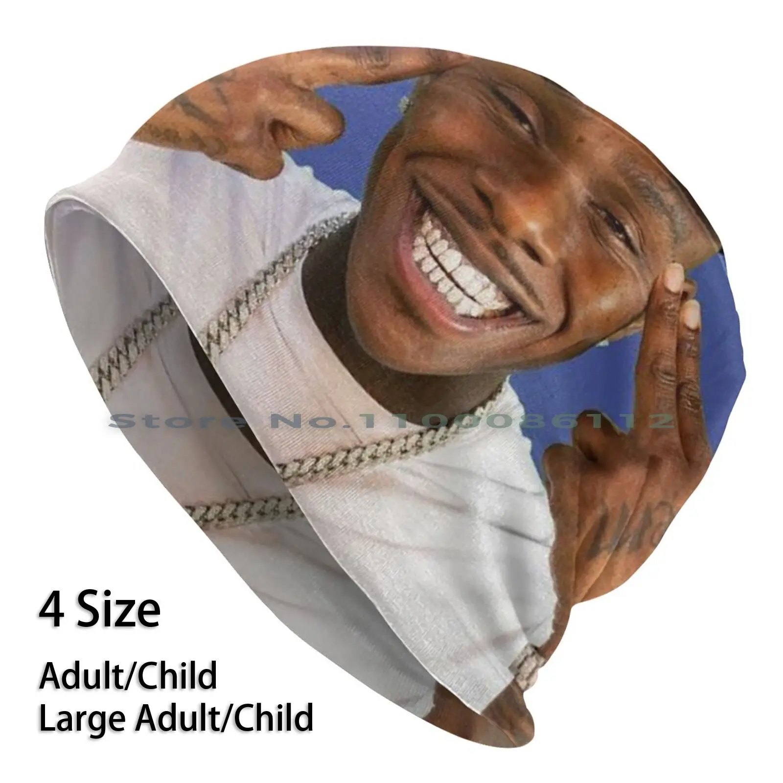 

Шапка-бини Dababy bbaaбобеби, вязаная шапка, Шапка-бини, Шапка-бини без козырька, повседневная креативная шапка в подарок