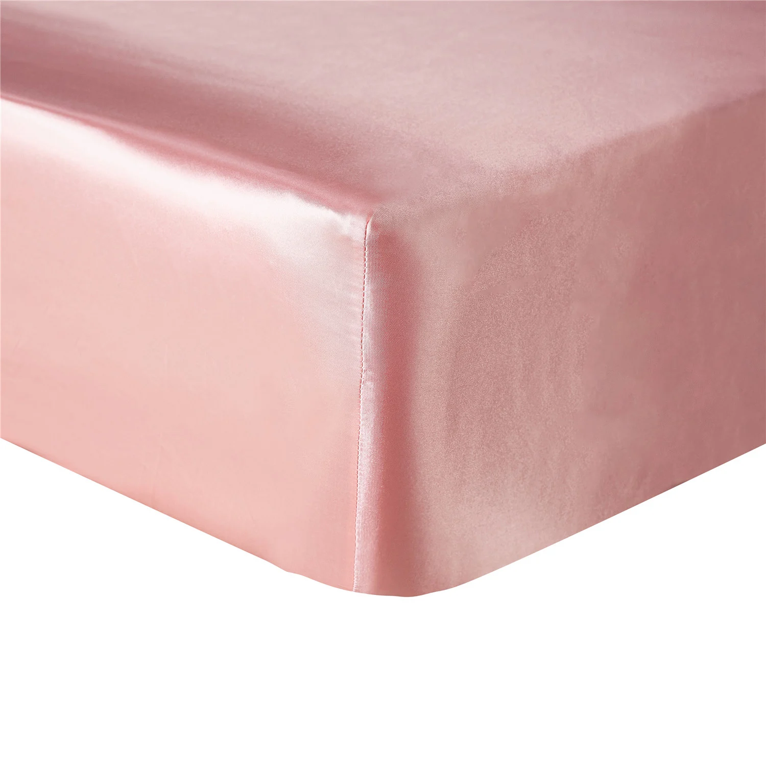 

European and American pure color imitation silk bed sheet king size bedding set duvet cover queen Modern Solid