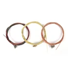 Акустические струны радужной расцветки, 6 шт.компл., струны для акустической и фолк-гитары, Классические Струны для гитары, разные цвета