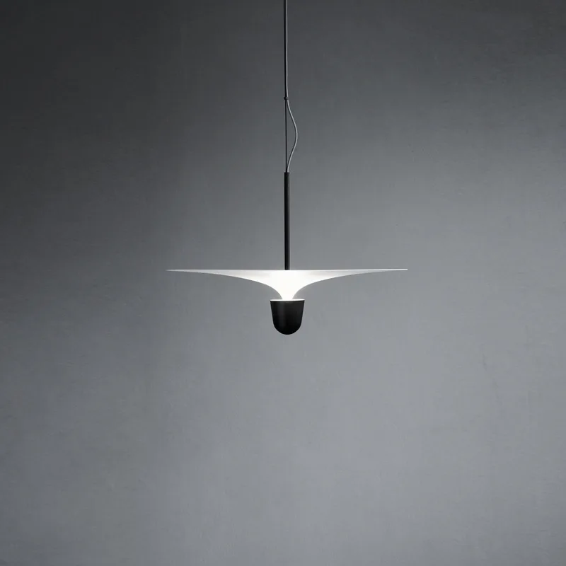 

Postmodern Led Pendant Light Personality Line Lamp For Bedroom Kitchen Bar Model Room Wrought Iron Hanging Lamp Indoor Fixtures
