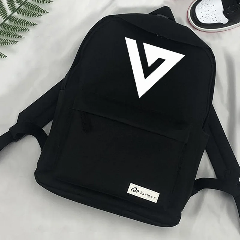 

Harajuku Seventeen Backpack Women Got7 K-pop Ullzang Fans Backpack Canvas Bag Mamamoo Girls School Back Packs Sac A Dos Femme