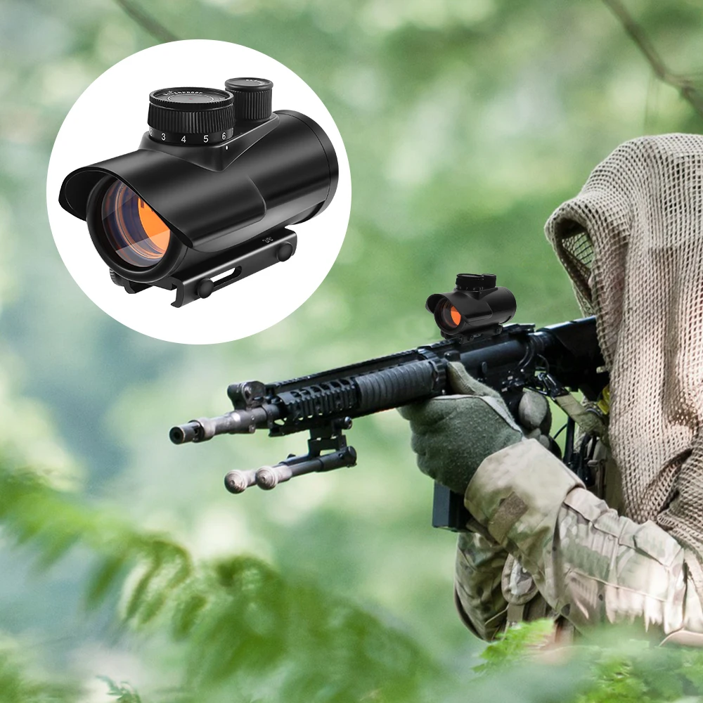 

Tactical Red Dot Sight Scope Holographic 1x30mm Red Green Blue Dot Sight RGB RifleScopes Optics Hunting Scopes 11mm/20mm Rail
