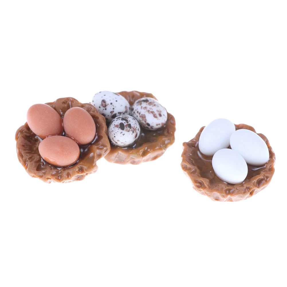 

2Pcs/lot Newest MINI dollhouse miniature A basket of eggs hot sale mini furniture accessories