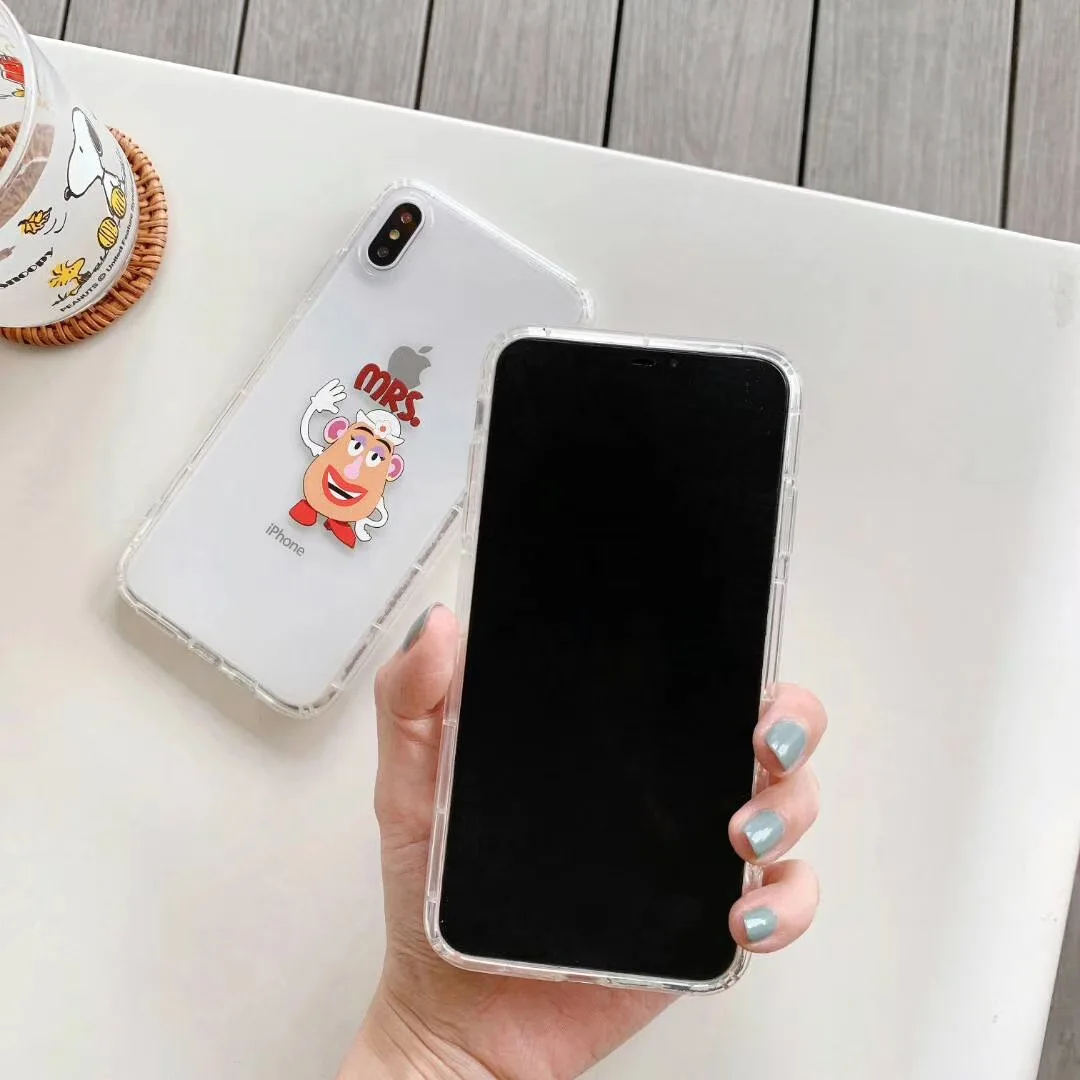 США аниме-игрушка история Mr. Potato головной телефон чехол для iPhone 11 Pro Max X XS Xr 7 8 6 6s Plus