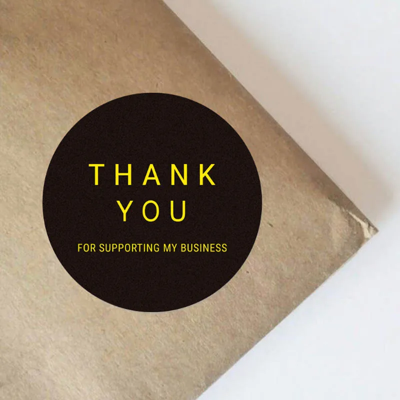 

1.5 Inch Thank You Stickers Foil Thank You for Supporting My Small Business Label Sealing Decoration handmade stationery sticker