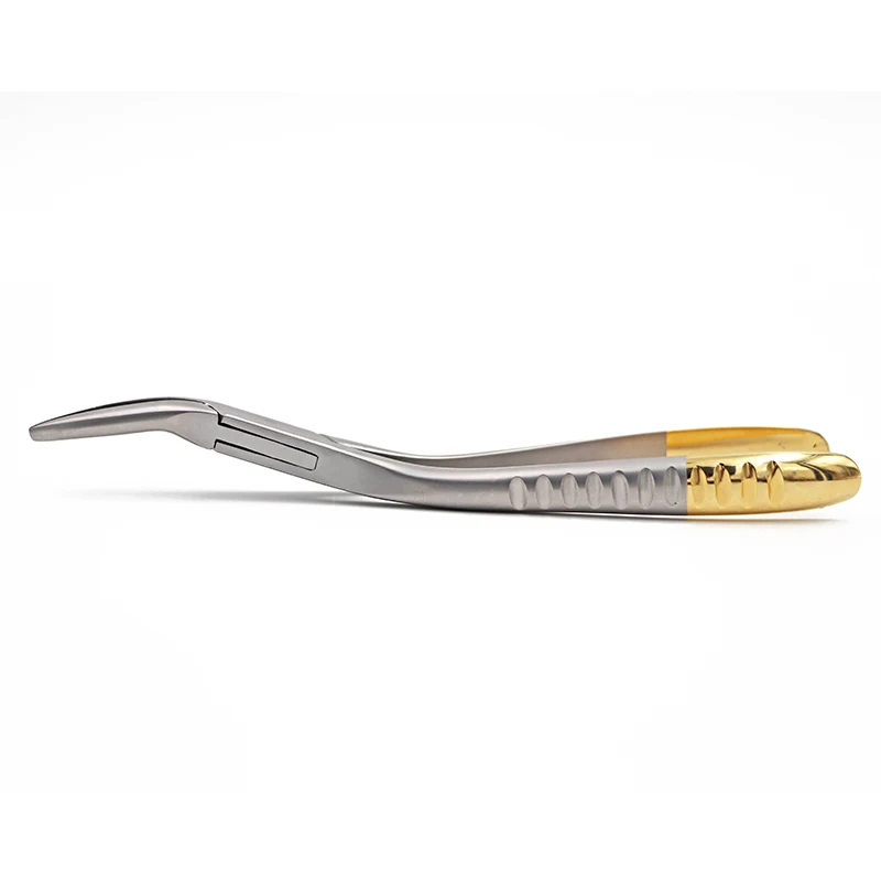 Dental Forcep Root Fragment Minimally Invasive Extraction Tooth Pliers Instrument Curved Maxillary Mandibular Teeth