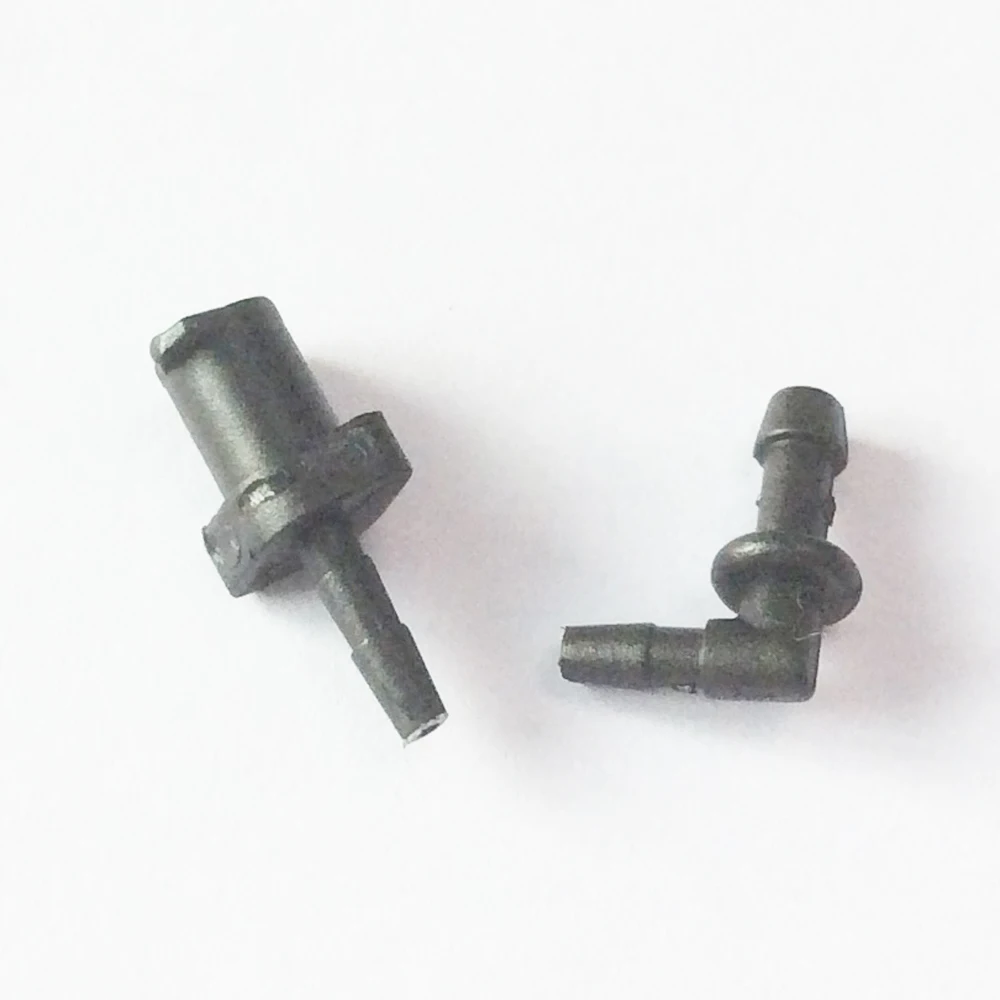 50Pairs Black Tube Connectors For Acoustic Tube Earphone Of Walkie Talkie