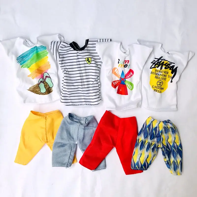 Новинка модная одежда для куклы аксессуары Ken 30 см 8 предметов/партия топы брюки