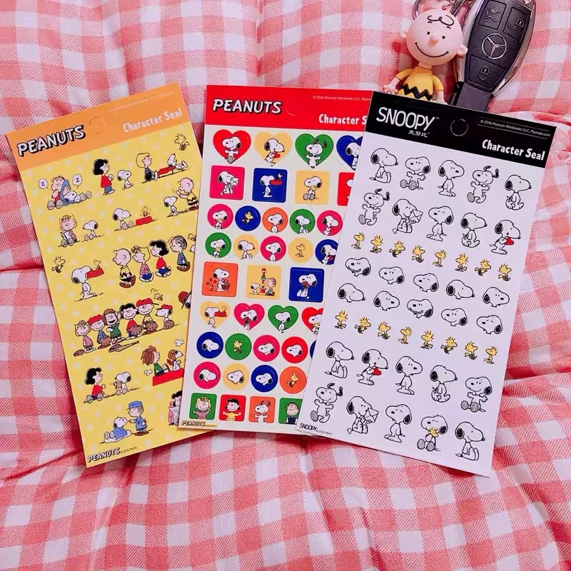 3 шт. Peanuts Rogue Dog милый мультфильм Kawaii наклейка настольная тетрадь Дневник декоративный Мобильный телефон Diy стикер s Детский подарок