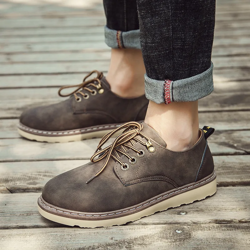 2020 New Mens Leather Casual Shoes Oxfords Derby Formal Basic Dress Metal Trim Monk-strap Fashion Loafers Best Sellers | Обувь