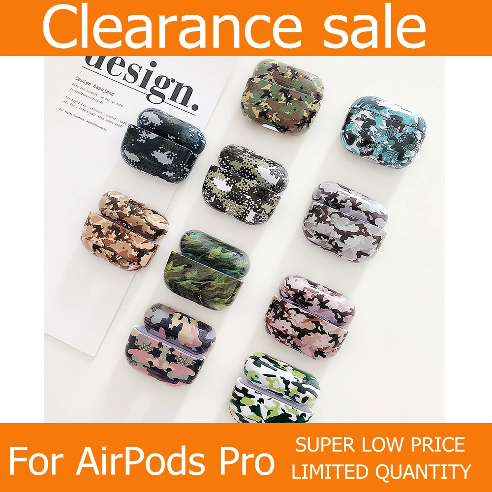 

CLEARANCE SALE !!! Case for airpds pro case hard pc cover for airpods pro cover Camouflage case for airpod pro case