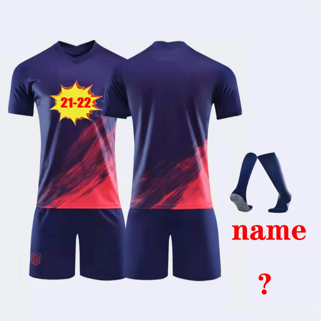 

21 22 Atletico MadridES new kids kit shirt JOAO FELIX SAUL SUAREZ DIEGO COSTA LEMAR VITOLO LODI 2021 2022 Child
