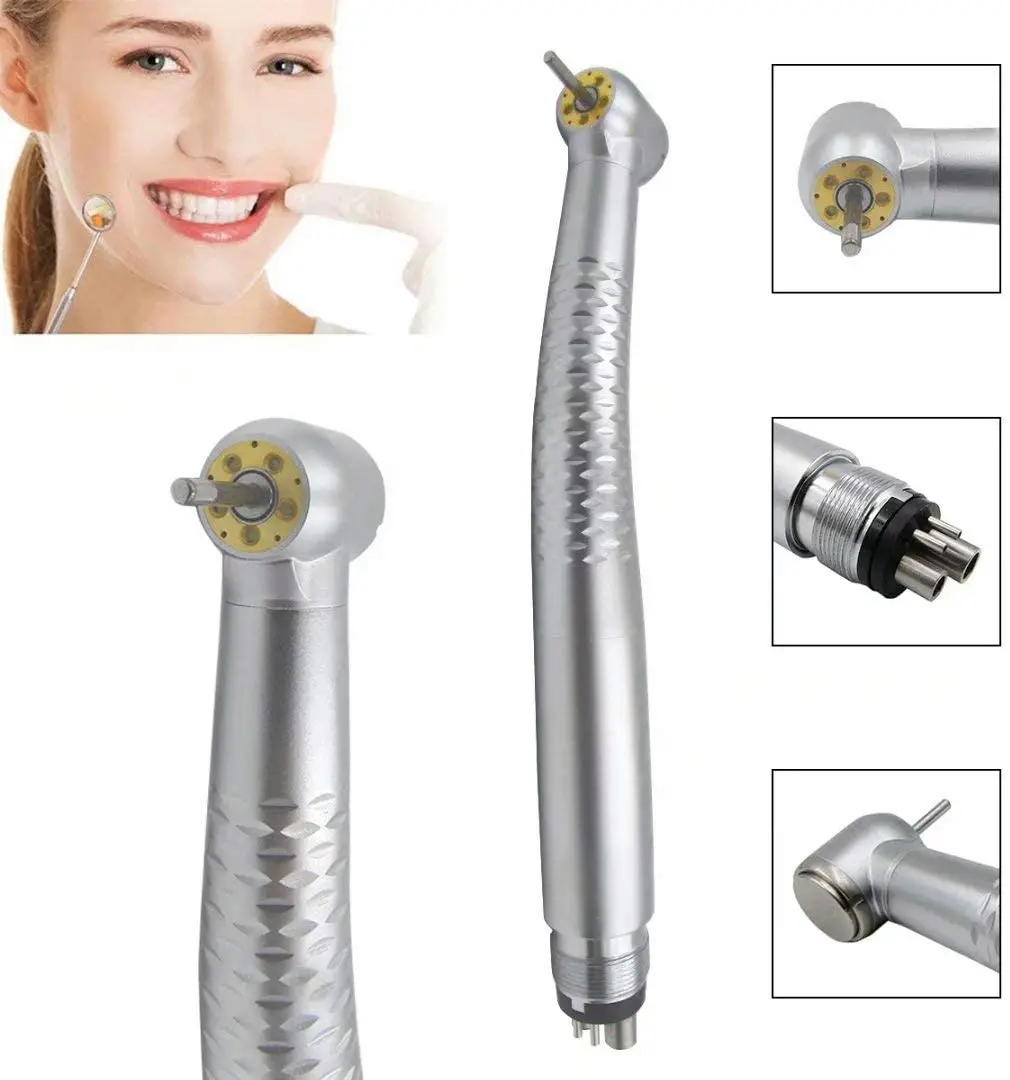 

Dental Handpiece 5 Light Equipment Drill Bits Unit Unique Appearance Design Tool 4H
