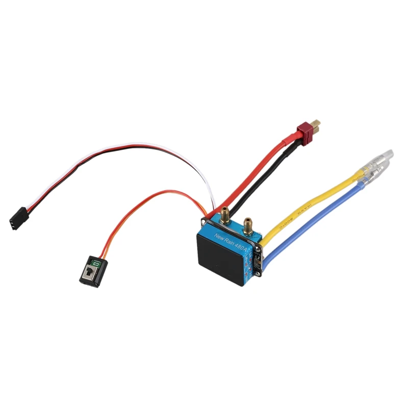 RC ESC 480A почищенный Скорость контроллер с двойным режимом регулятор ленточного
