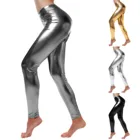 Женские эластичные леггинсы из искусственной кожи с эффектом пуш-ап, готические леггинсы, брюки в стиле панк-рок, облегающие узкие спортивные брюки, брюки-карандаш для женщин