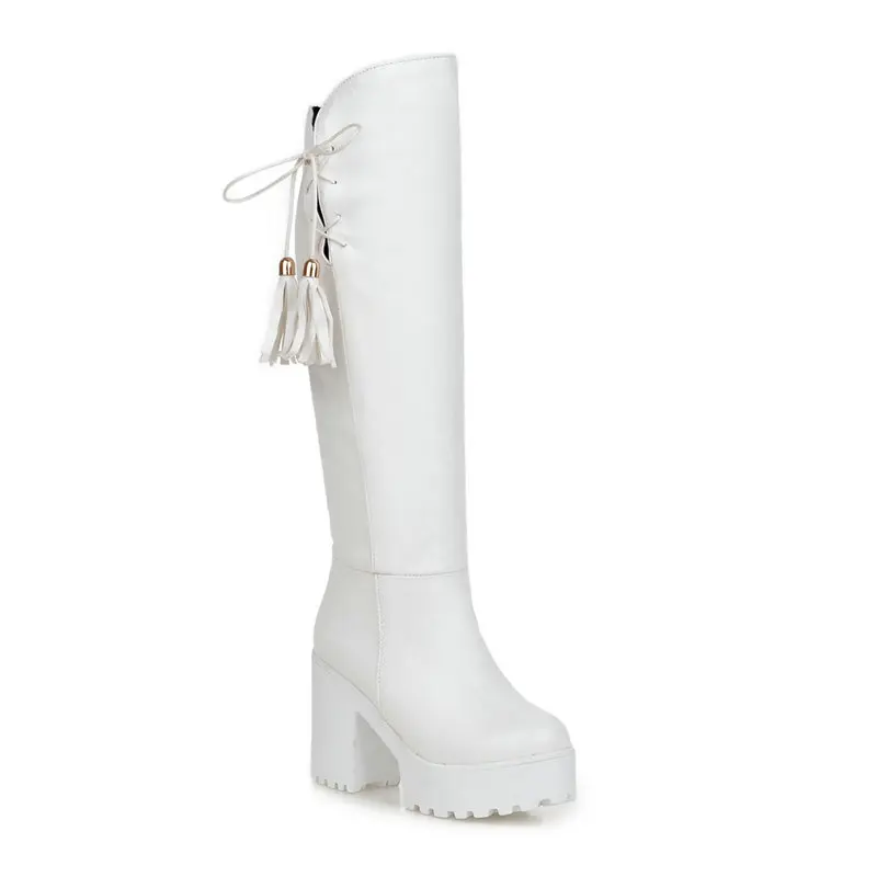 LDHZXC/Лидер продаж осенне-зимние сапоги до колена модная женская обувь на