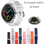 Ремешок силиконовый спортивный для Huawei Watch gt 2e 46 мм GT 2, браслет для Honor magic Watch 2 46 мм, аксессуары для наручных часов 22 мм