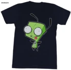Футболка Invader Zim Мужская, с рисунком, с надписью Happy Hug Ready Zim